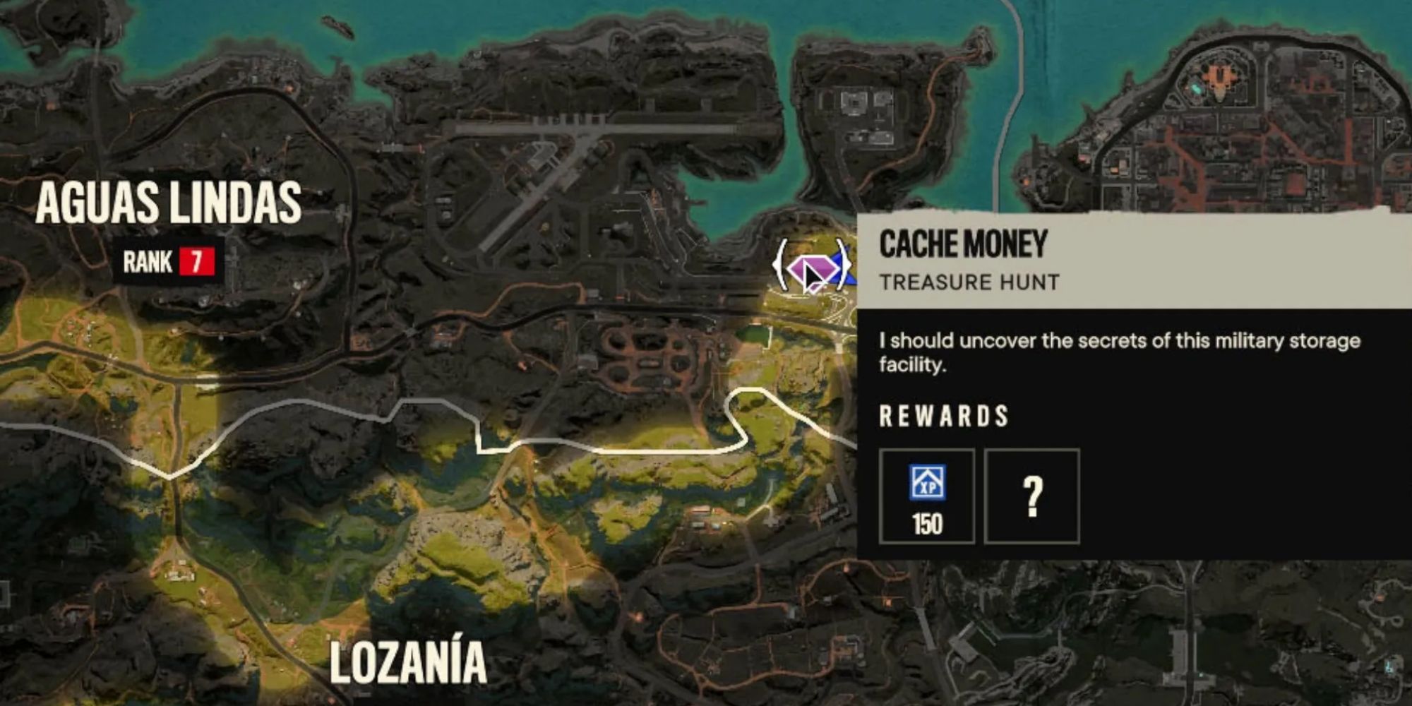 Fary cry 6 cache money treasure hunt