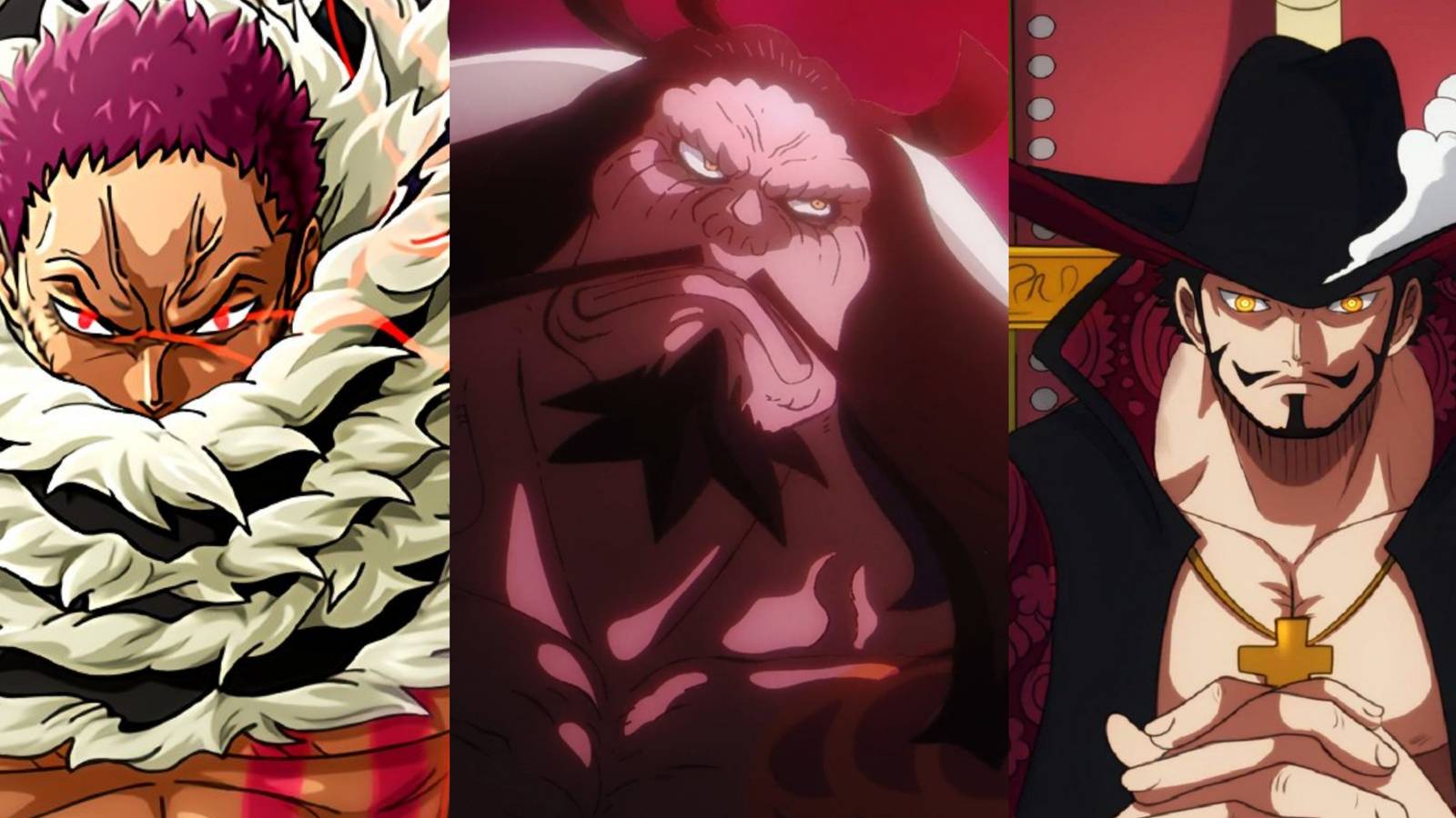Featured One Piece Best Introductions Kaido Mihawk Katakuri 