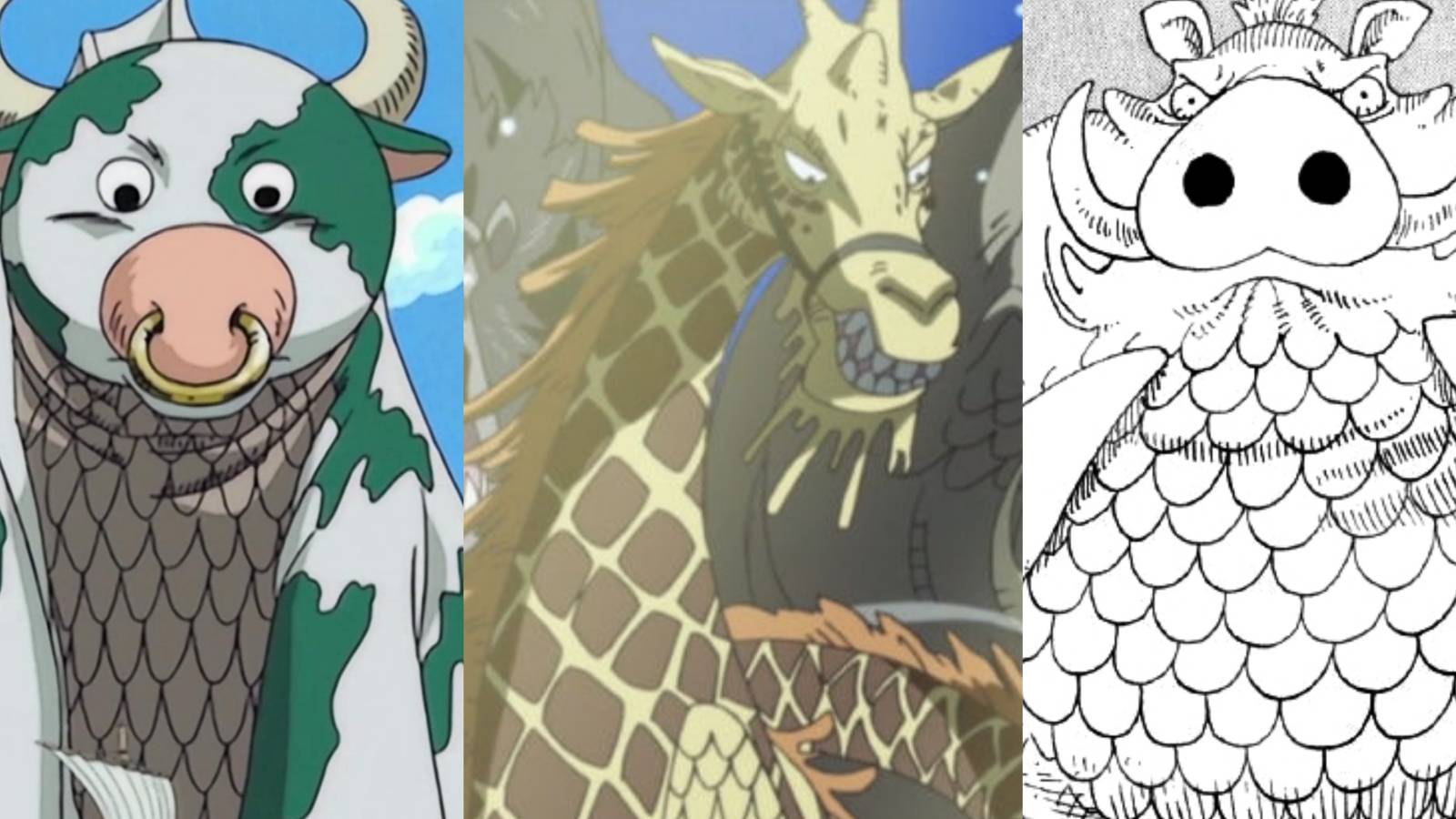 Featured One Piece Strongest Sea Beasts Lion Cow Boar