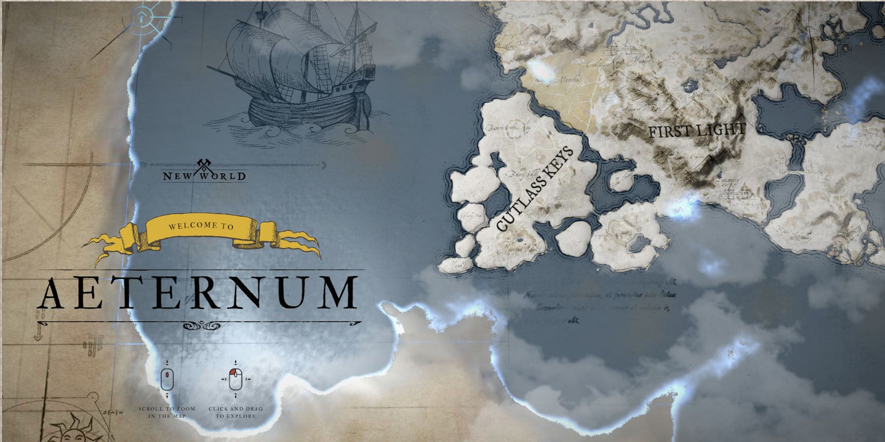 New World Aeternum Map