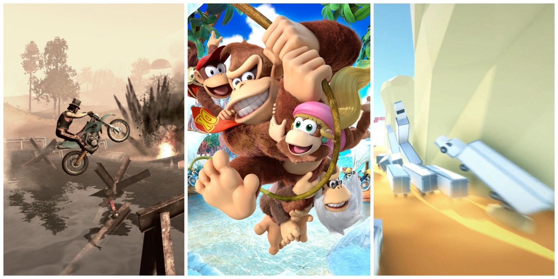 Featured image of Time Trial games Trials Evolution, Donkey Kong Country: Tropical Freeze, and Clustertruck