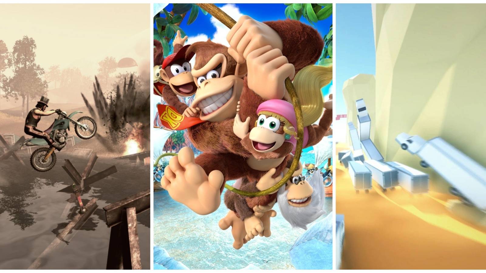 Featured image of Time Trial games Trials Evolution, Donkey Kong Country: Tropical Freeze, and Clustertruck