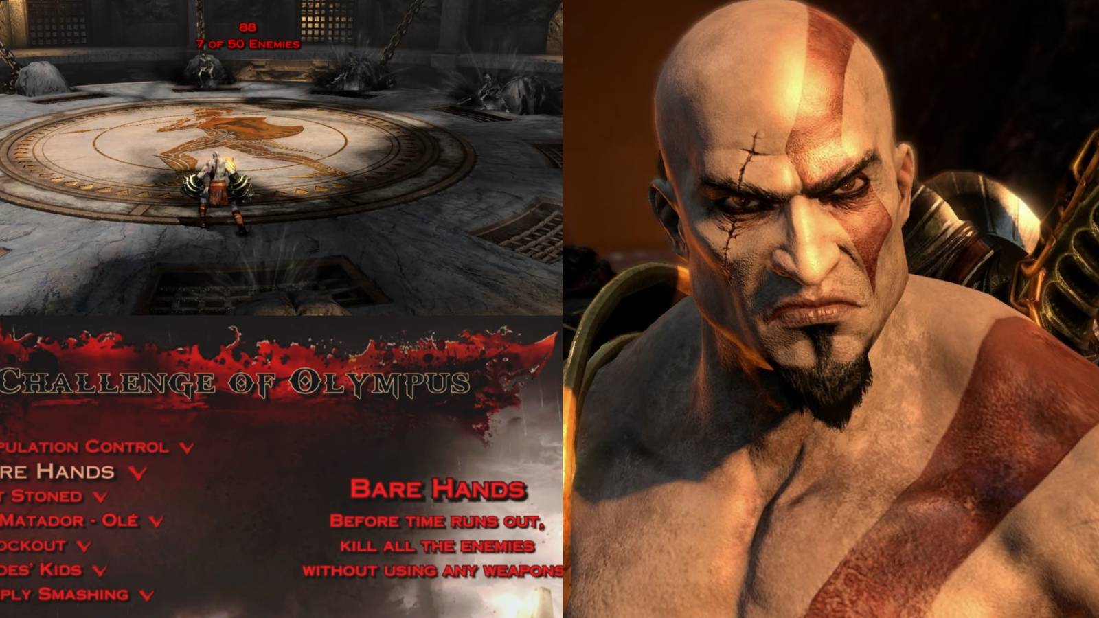 Features God of War 3 Challenge of Olympus