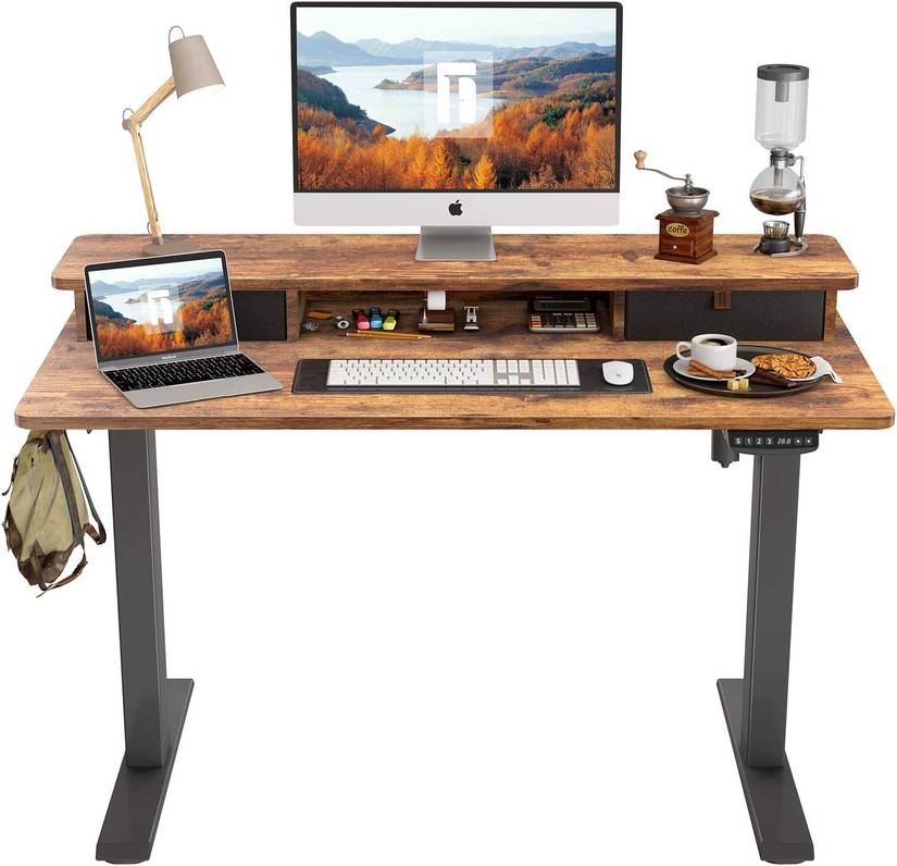 FEZIBO Height-Adjustable Electric Desk