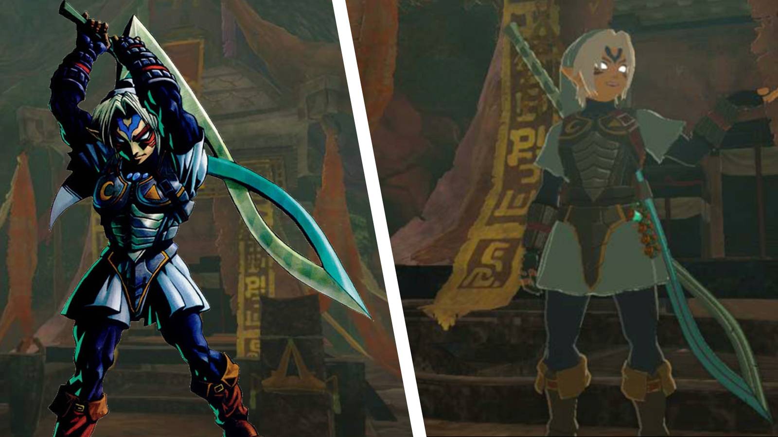 zelda tears of the kingdom fierce deity armor sword set