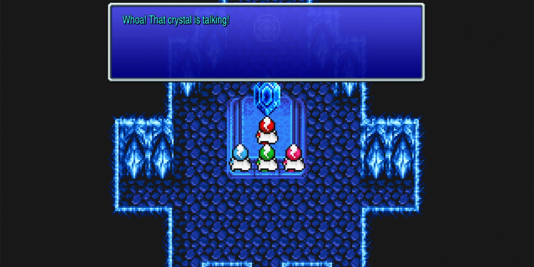 Final Fantasy 3 Pixel Remaster crystal heroes of light