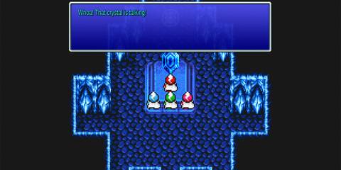 Final Fantasy 3 Pixel Remaster crystal heroes of light
