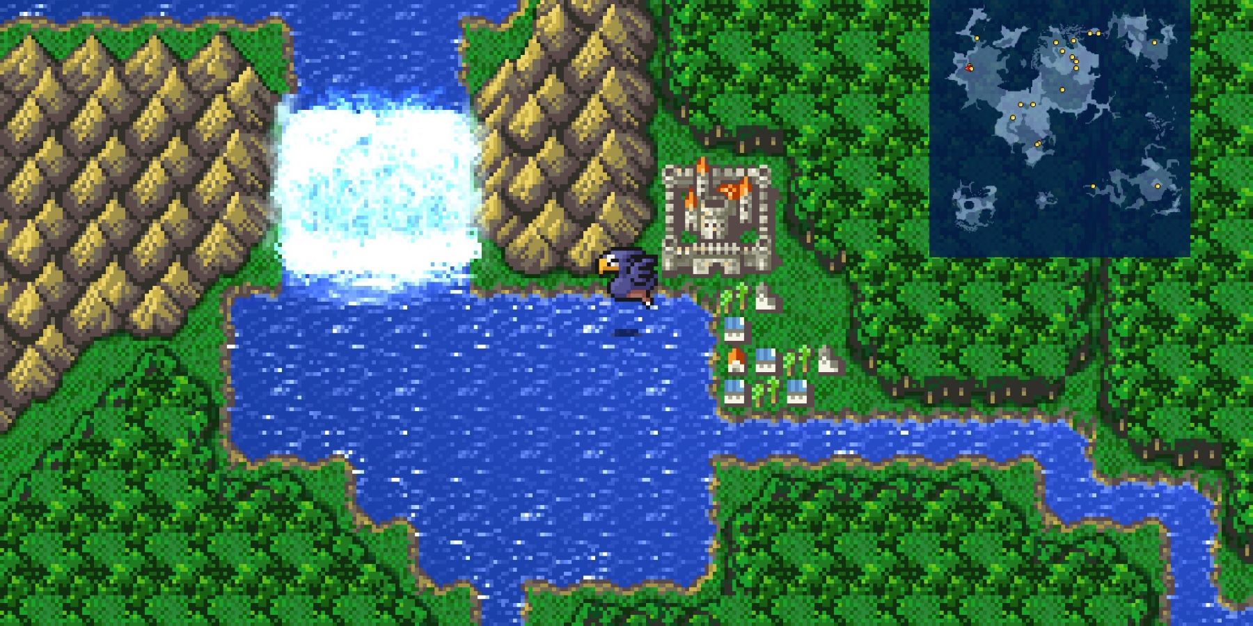 Final Fantasy 4 Pixel Remaster black chocobo