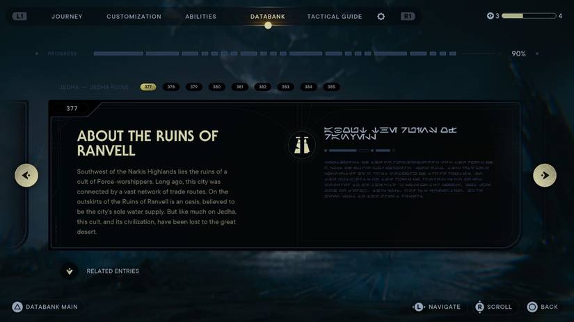 Finding All Databank Entries on Jedha in Star Wars Jedi Survivor