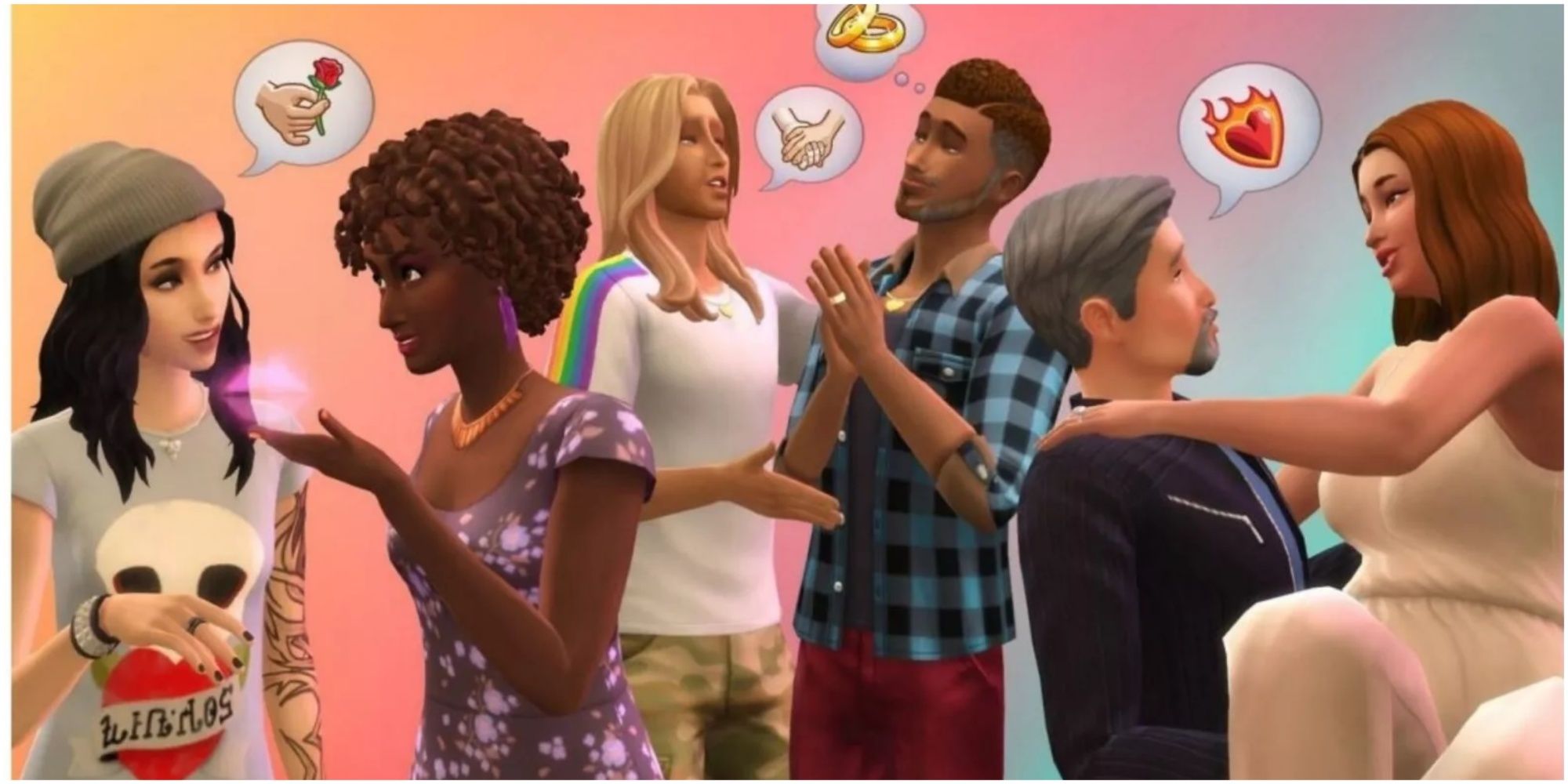 Flirting and Conversations in The Sims 4