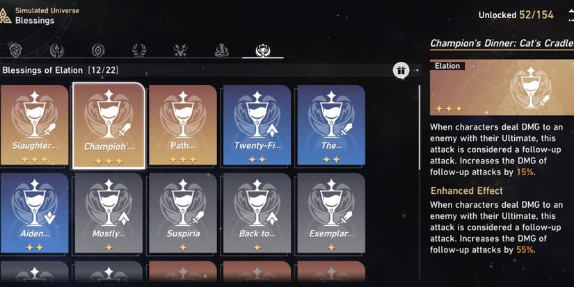 follow up attack blessing of elation honkai star rail