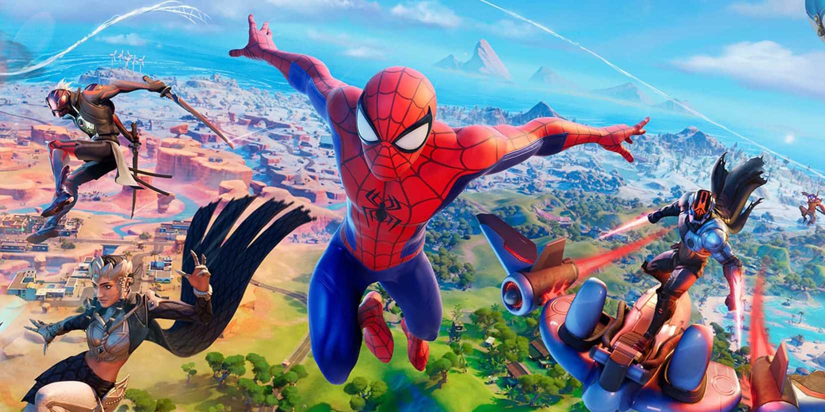fortnite spider man crossover