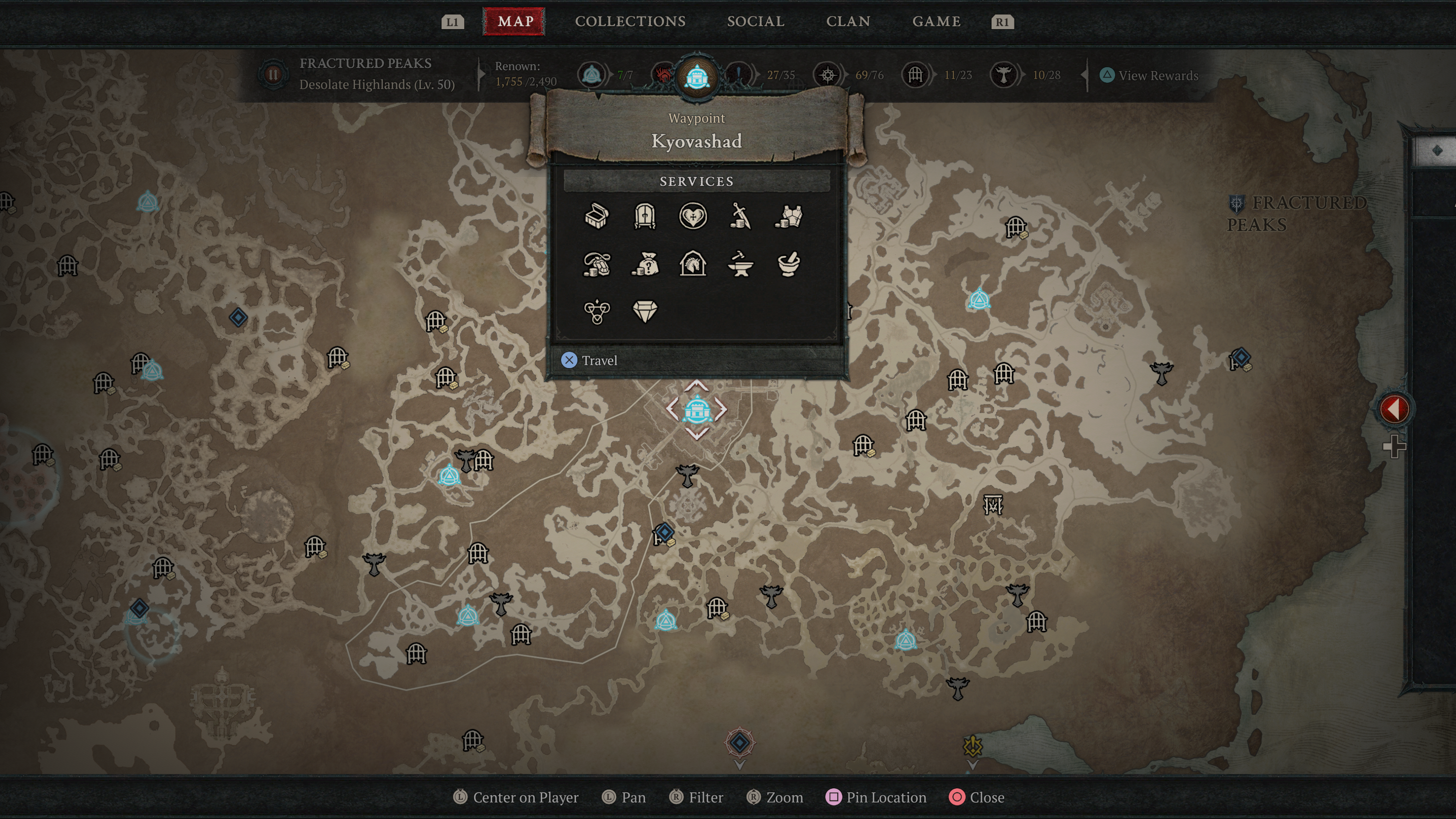 Discover All Fractured Peaks Waypoints in Diablo 4