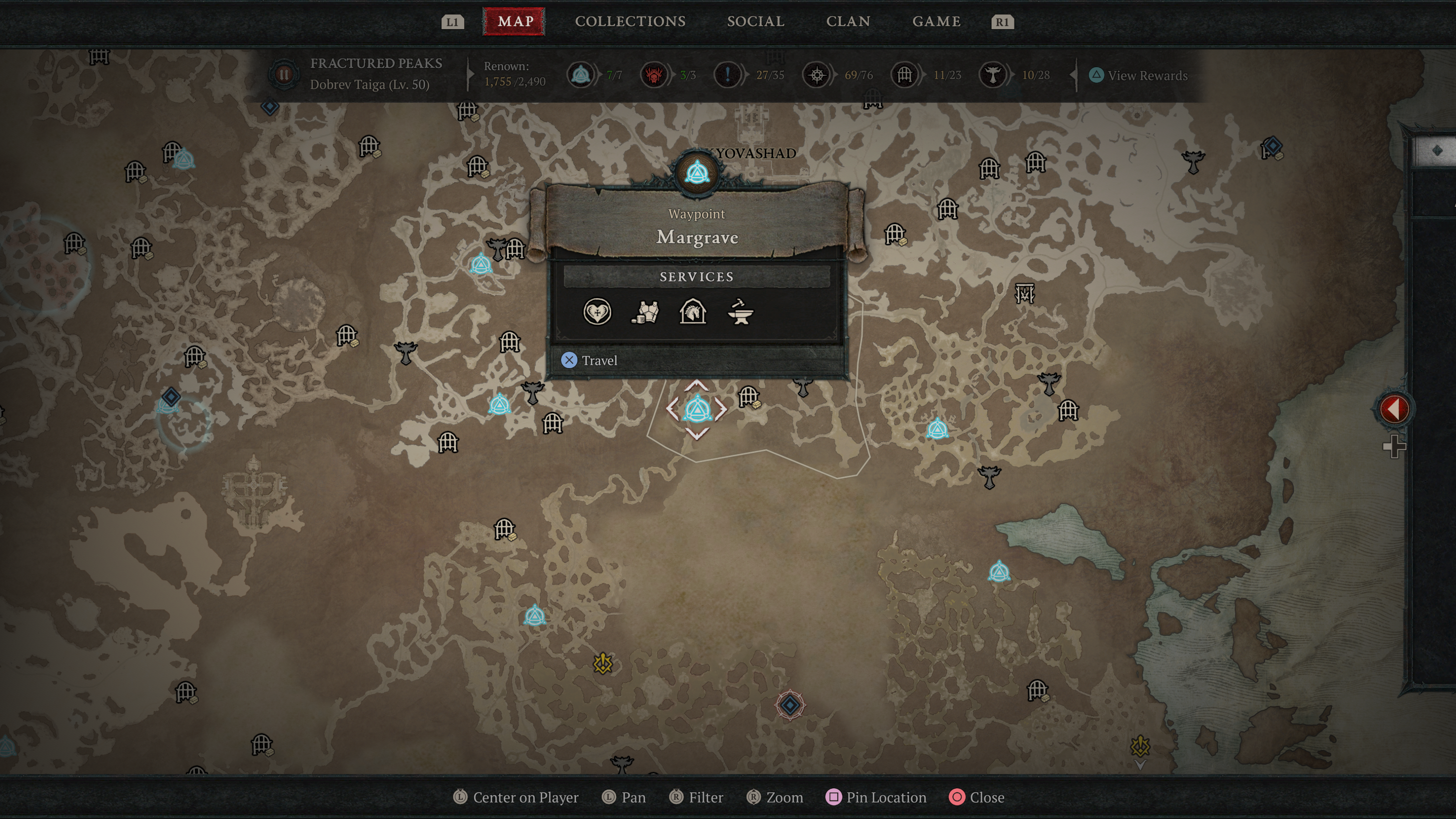 Discover All Fractured Peaks Waypoints in Diablo 4