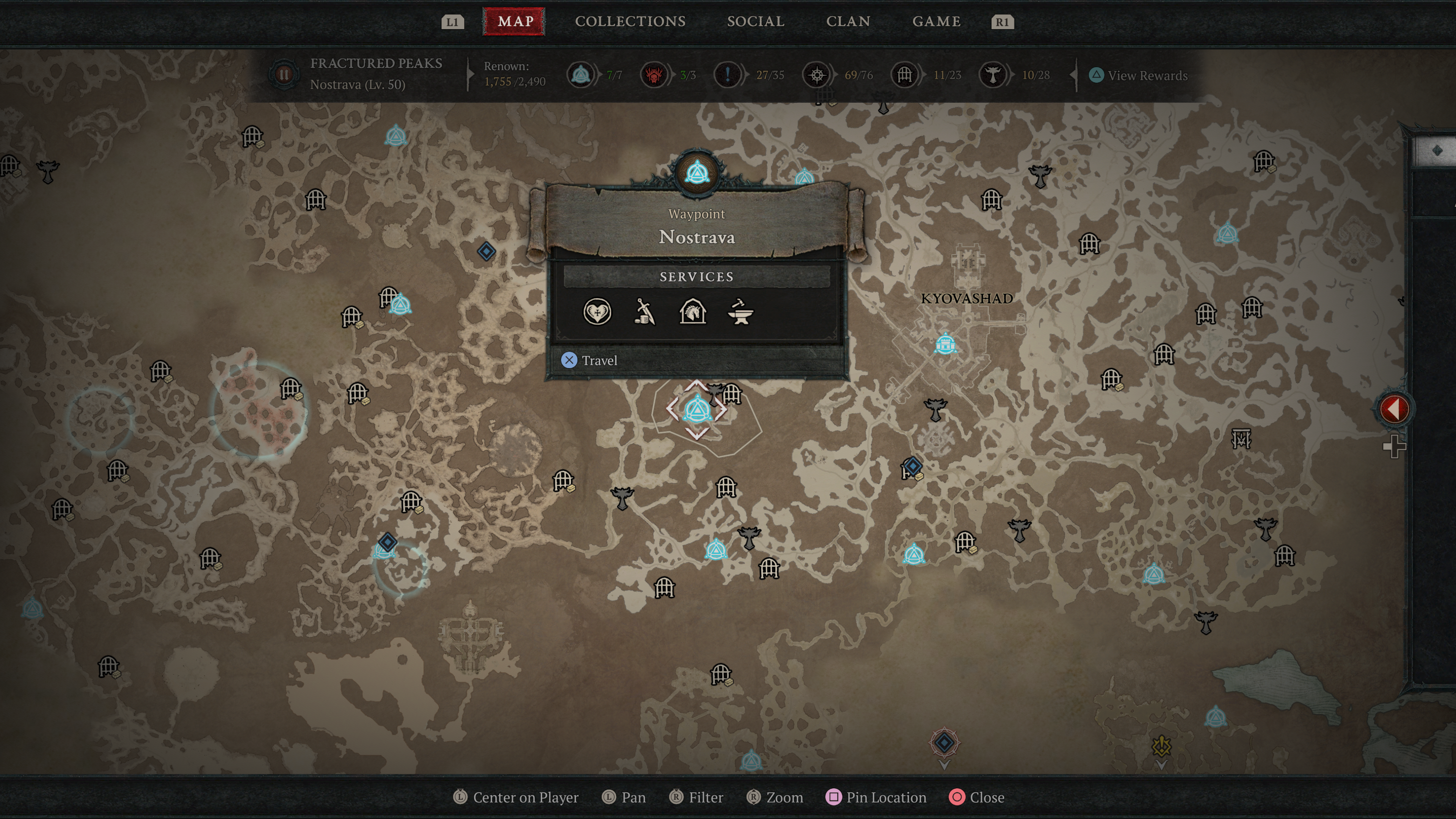 Discover All Fractured Peaks Waypoints in Diablo 4