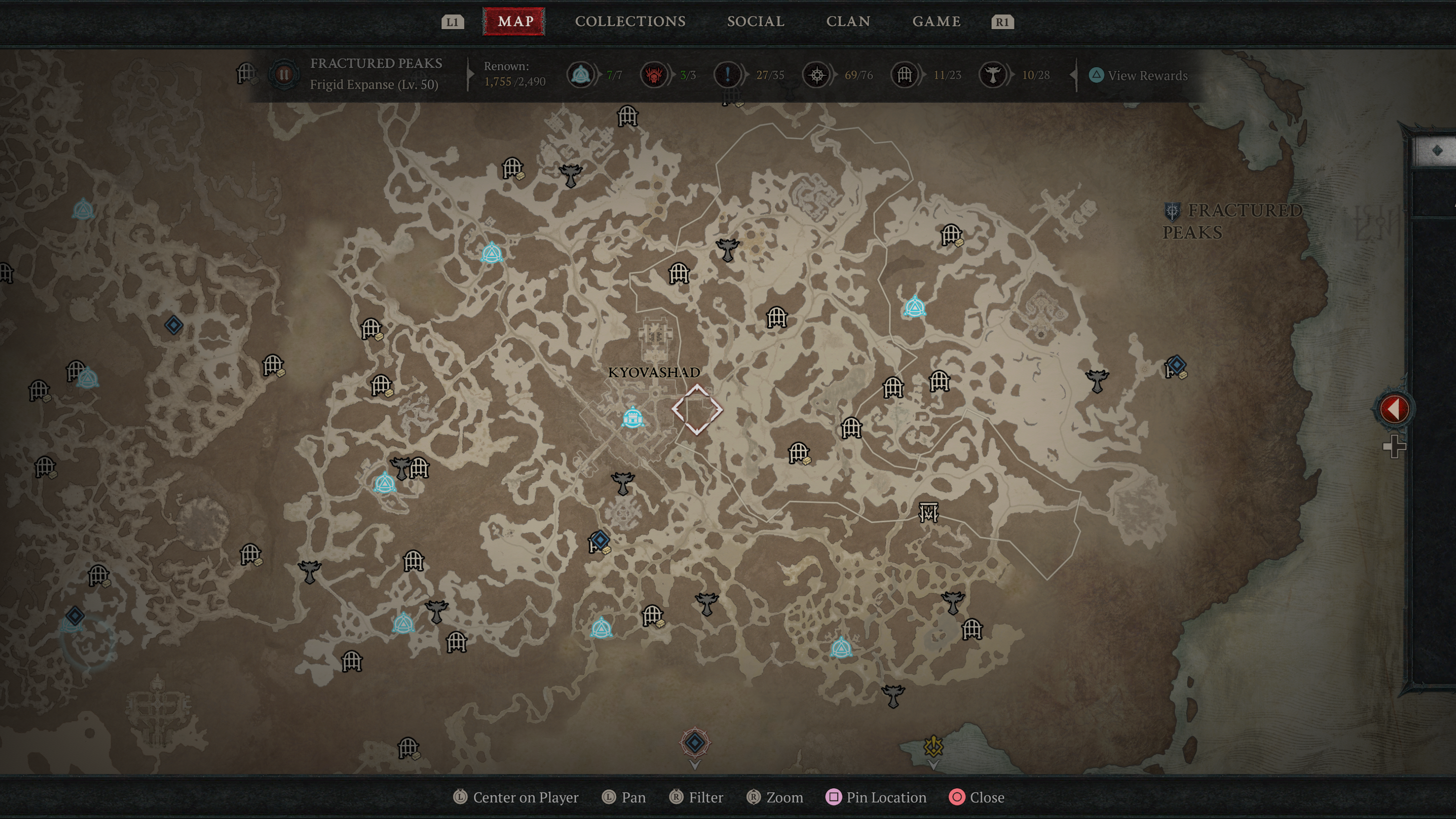 Discover All Fractured Peaks Waypoints in Diablo 4