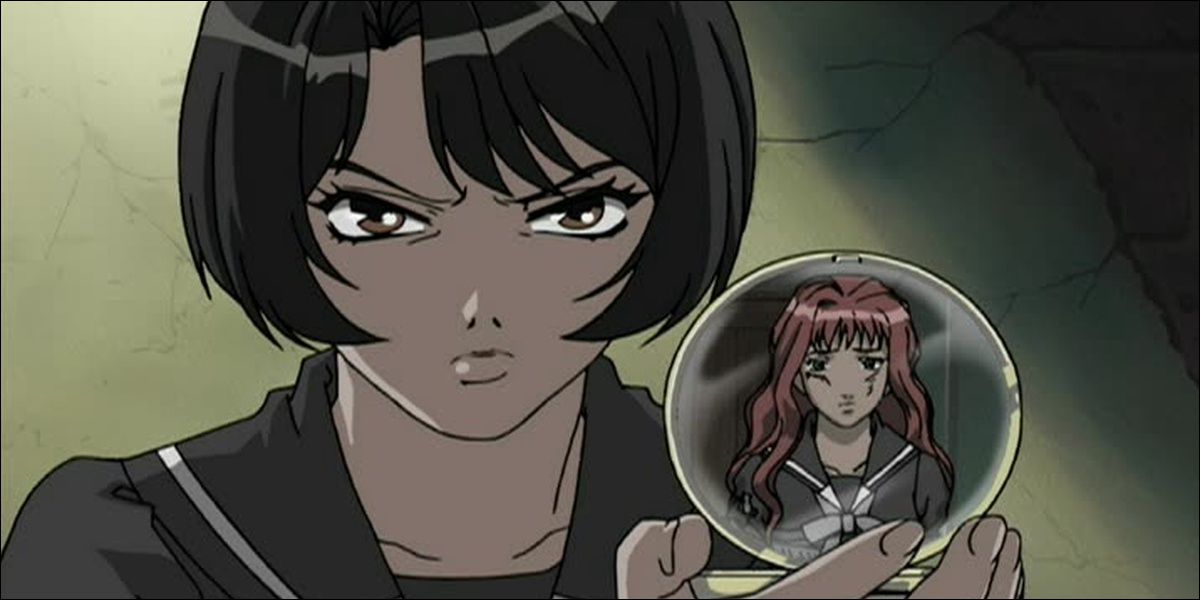 Twelve Kingdoms, Yuka holding ball containing Youko Nakajima