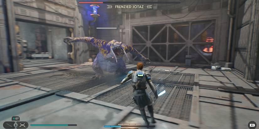 frenzied jotaz roaring at cal kestis