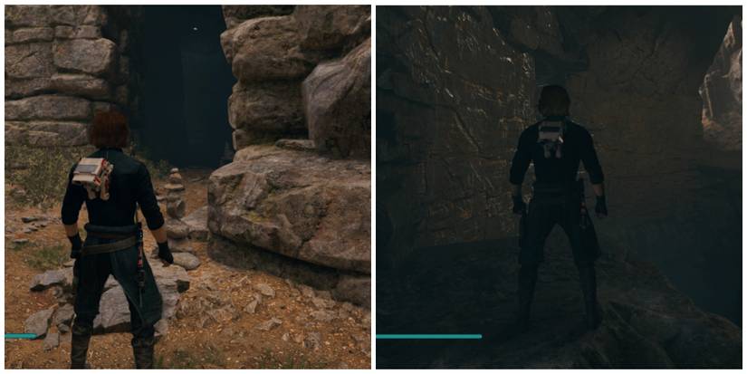 Cal explores the Winding Ravine in Star Wars Jedi: Survivor