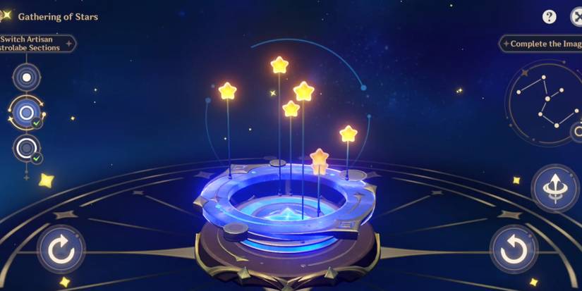 gathering of stars Genshin Impact level 6 solution