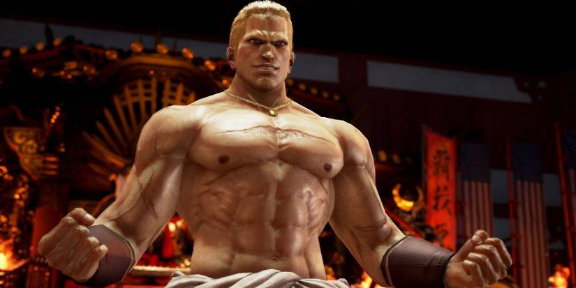 Geese Howard preparing to fight