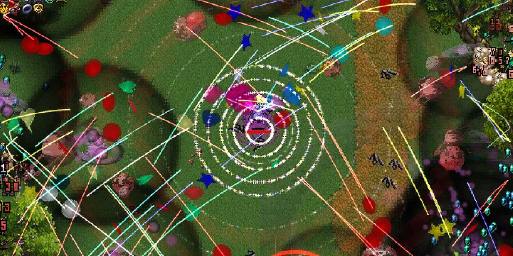 Genevieve in the Lake Foscari stage in Vampire Survivors