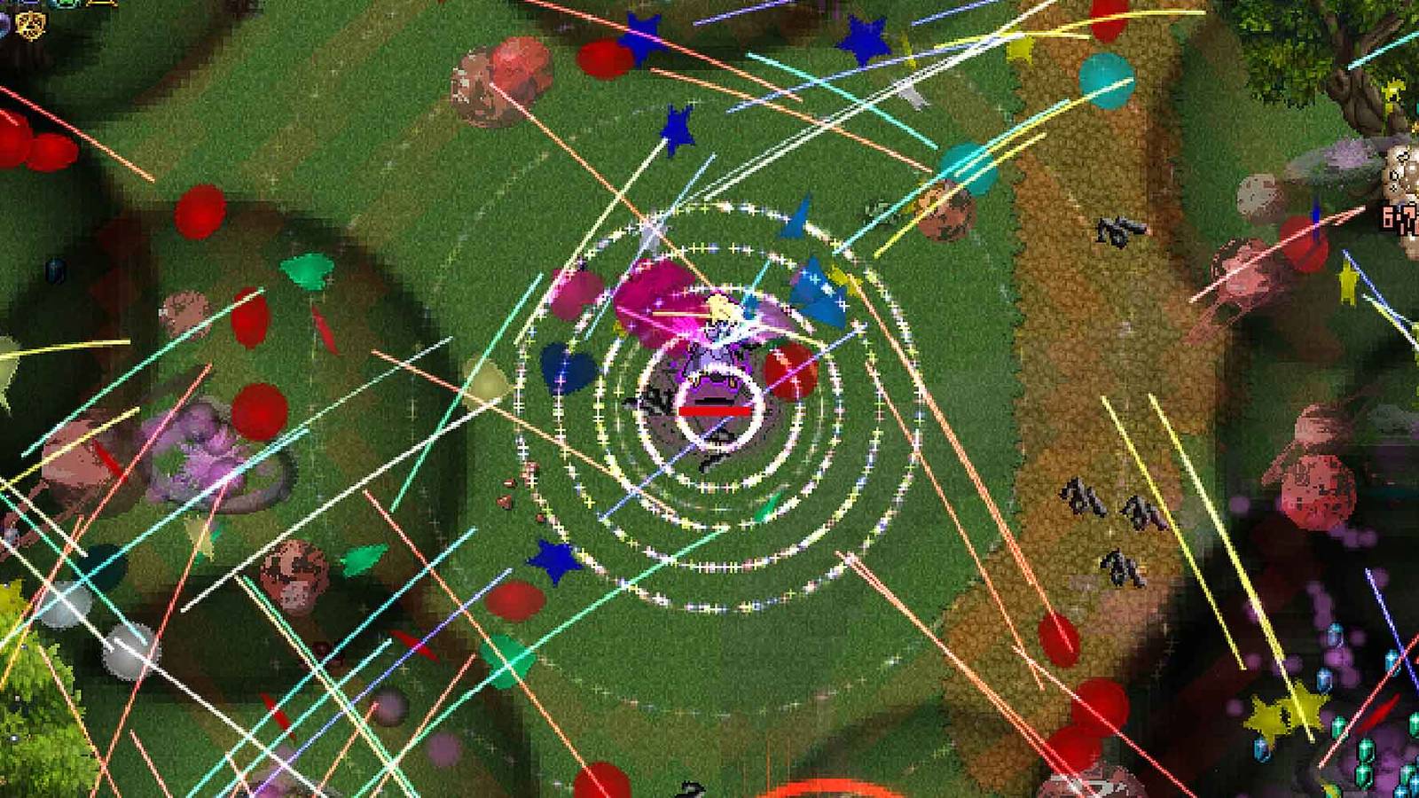 Genevieve in the Lake Foscari stage in Vampire Survivors