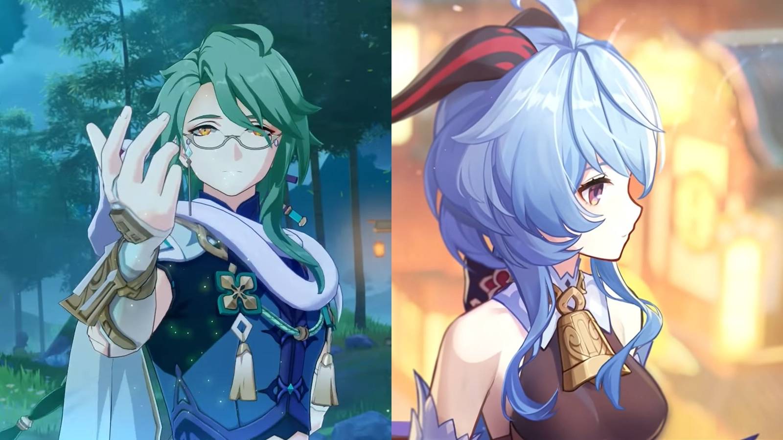 Genshin Impact Baizhu and Ganyu sales