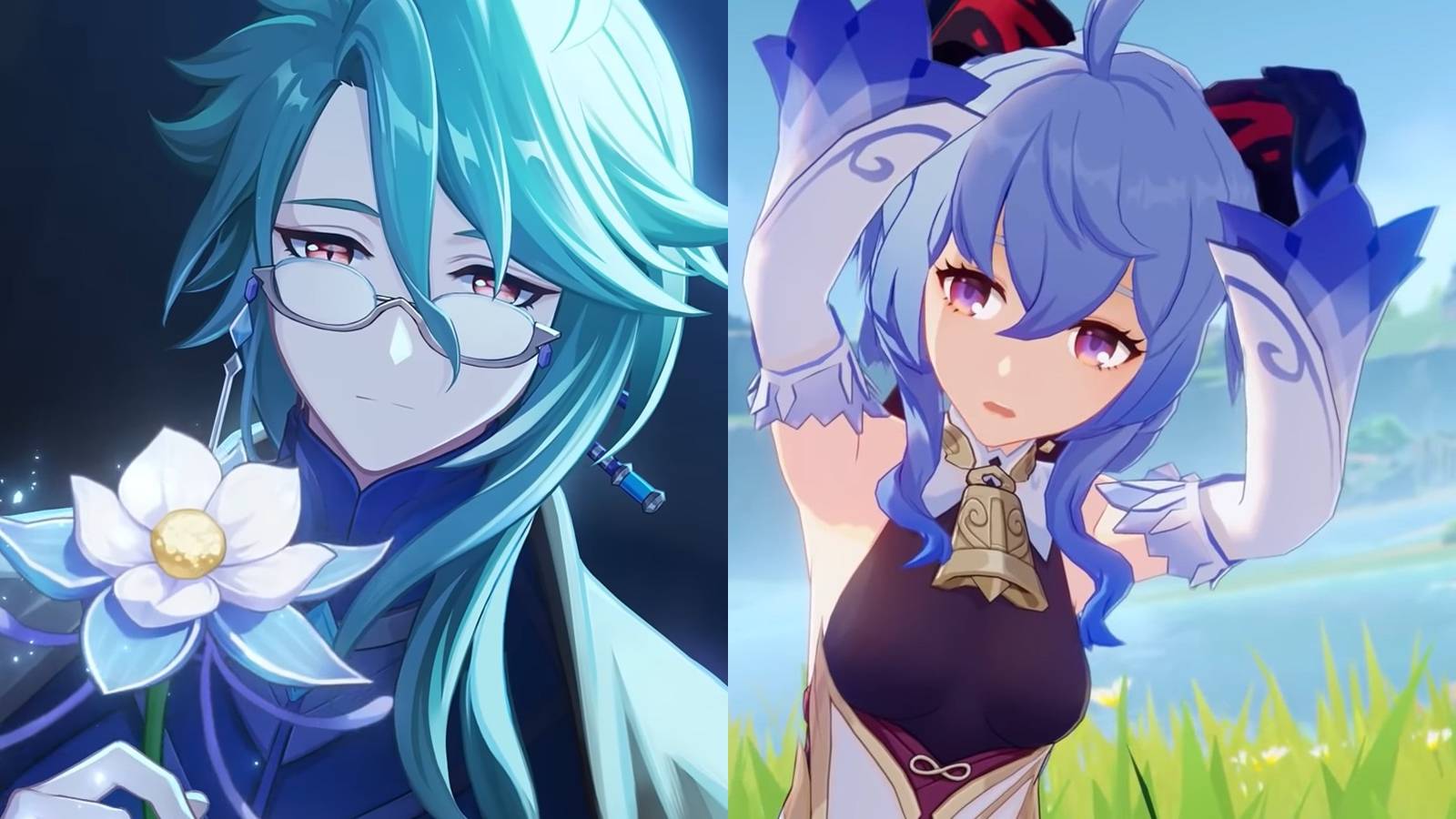 Genshin Impact Baizhu and Ganyu