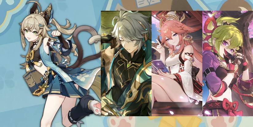 Genshin Impact - Kirara + Alhaitham + Yae Miko + Kuki Shinobu