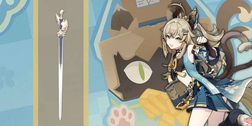 Genshin Impact Kirara and Favonius Sword