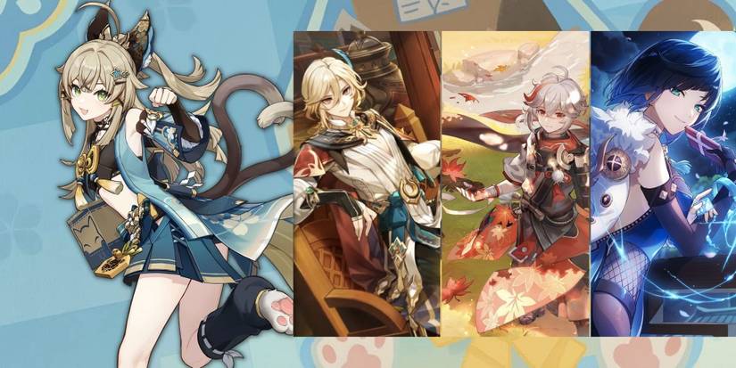 Genshin Impact - Kirara + Kaveh + Kazuha + Yelan