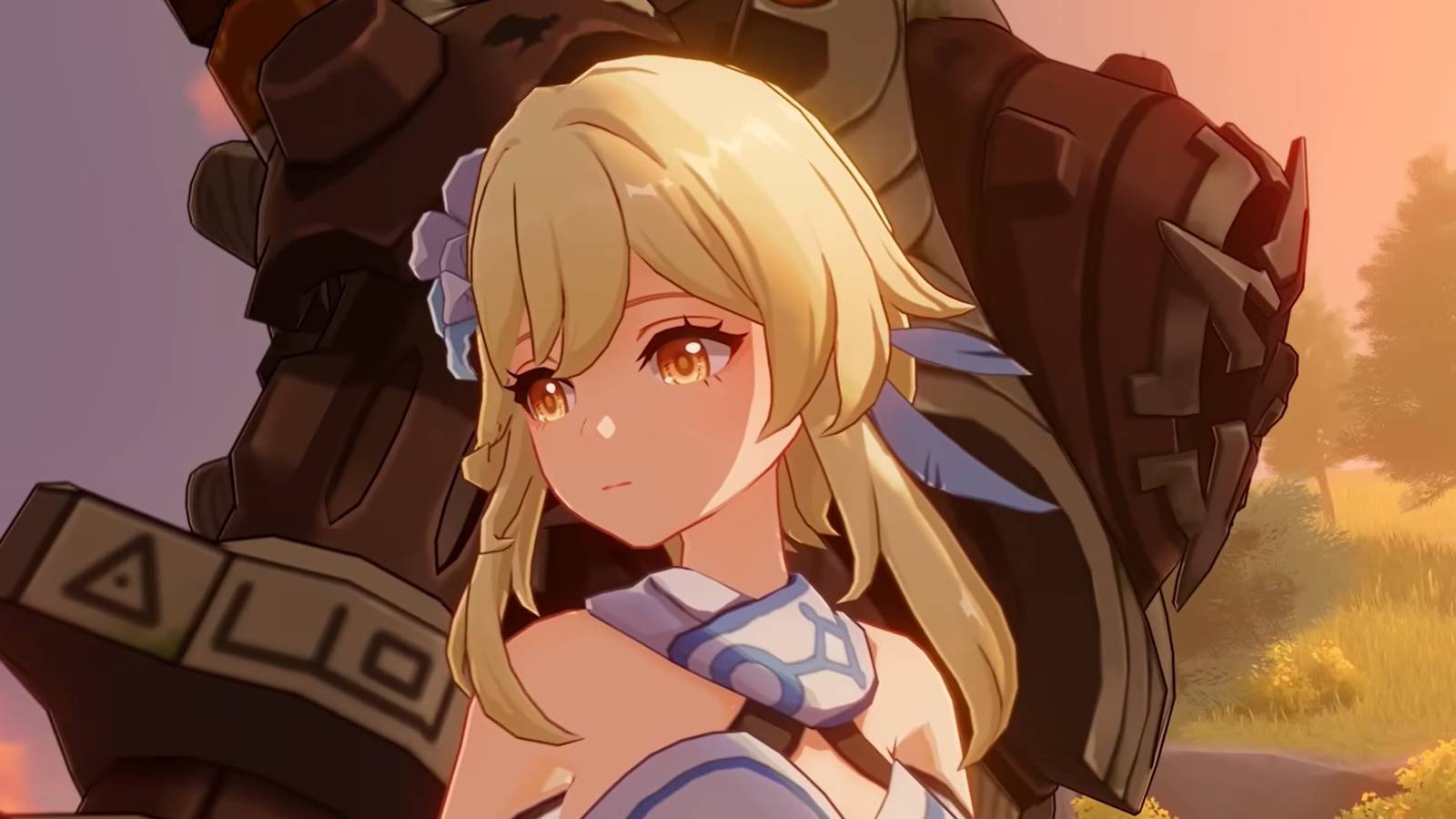 Genshin Impact Lumine cutscene