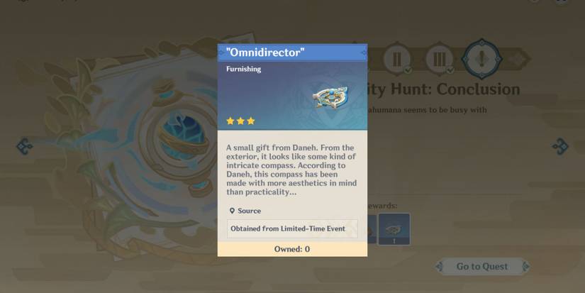 Genshin Impact Parade Of Providence Antiquity Hunt Omnidirector