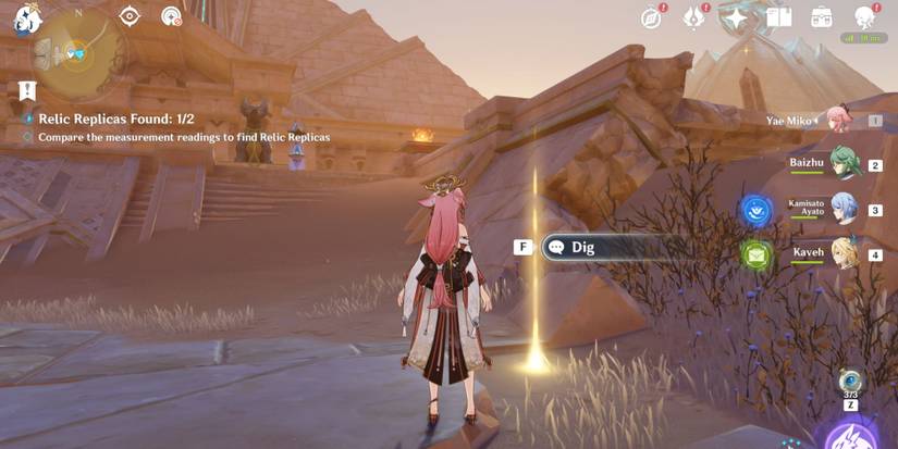 Genshin Impact Parade Of Providence Antiquity Hunt Part 3 Relic 2 location