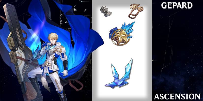 gepard ascension and trace materials in honkai star rail
