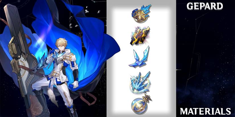 gepard level up materials in honkai star rail