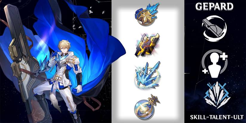 gepard skill-talent-ultimate trace materials in honkai star rail