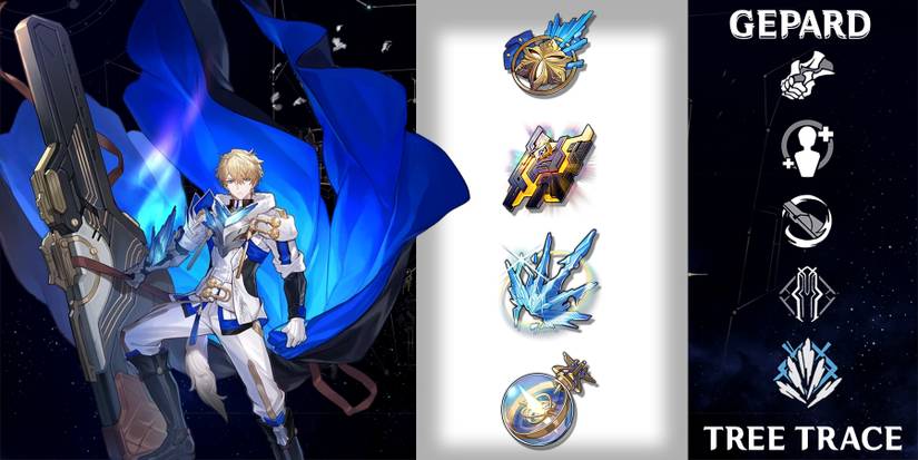 gepard skill tree trace materials in honkai star rail