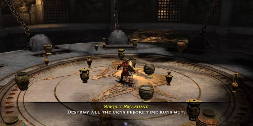 God of war 3 destroying urns challenge
