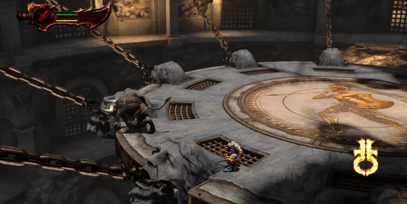God of war 3 minotaur challenge