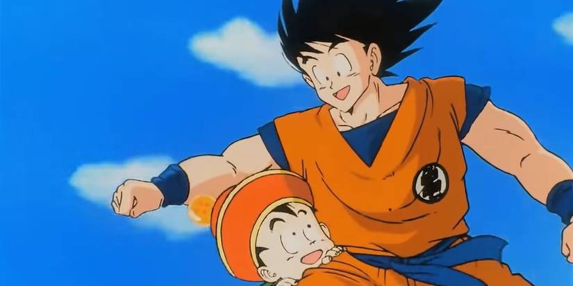 Gohan and Goku in Dragon Ball Z