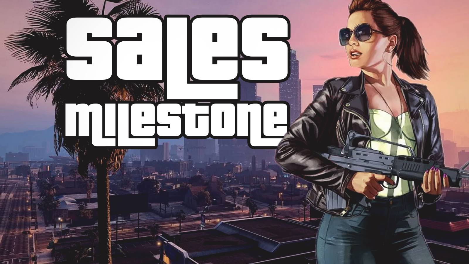 Grand Theft Auto 5 sales milestone illustration