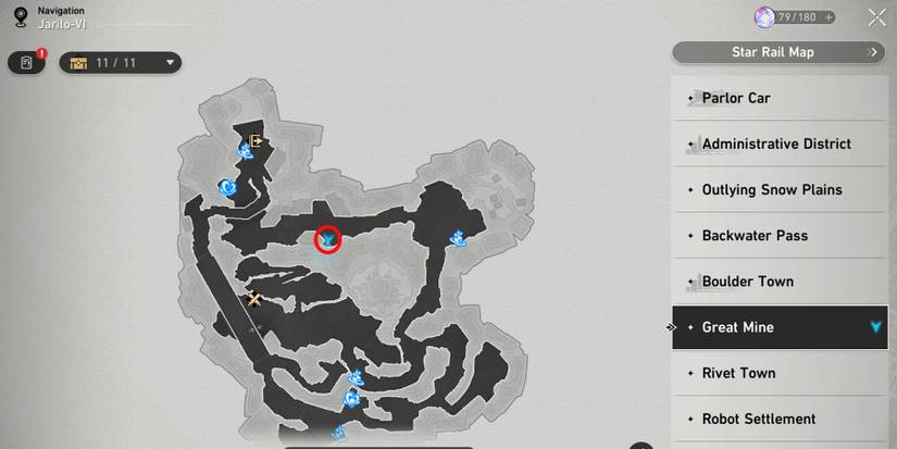 great mine warp trotter location in honkai star rail