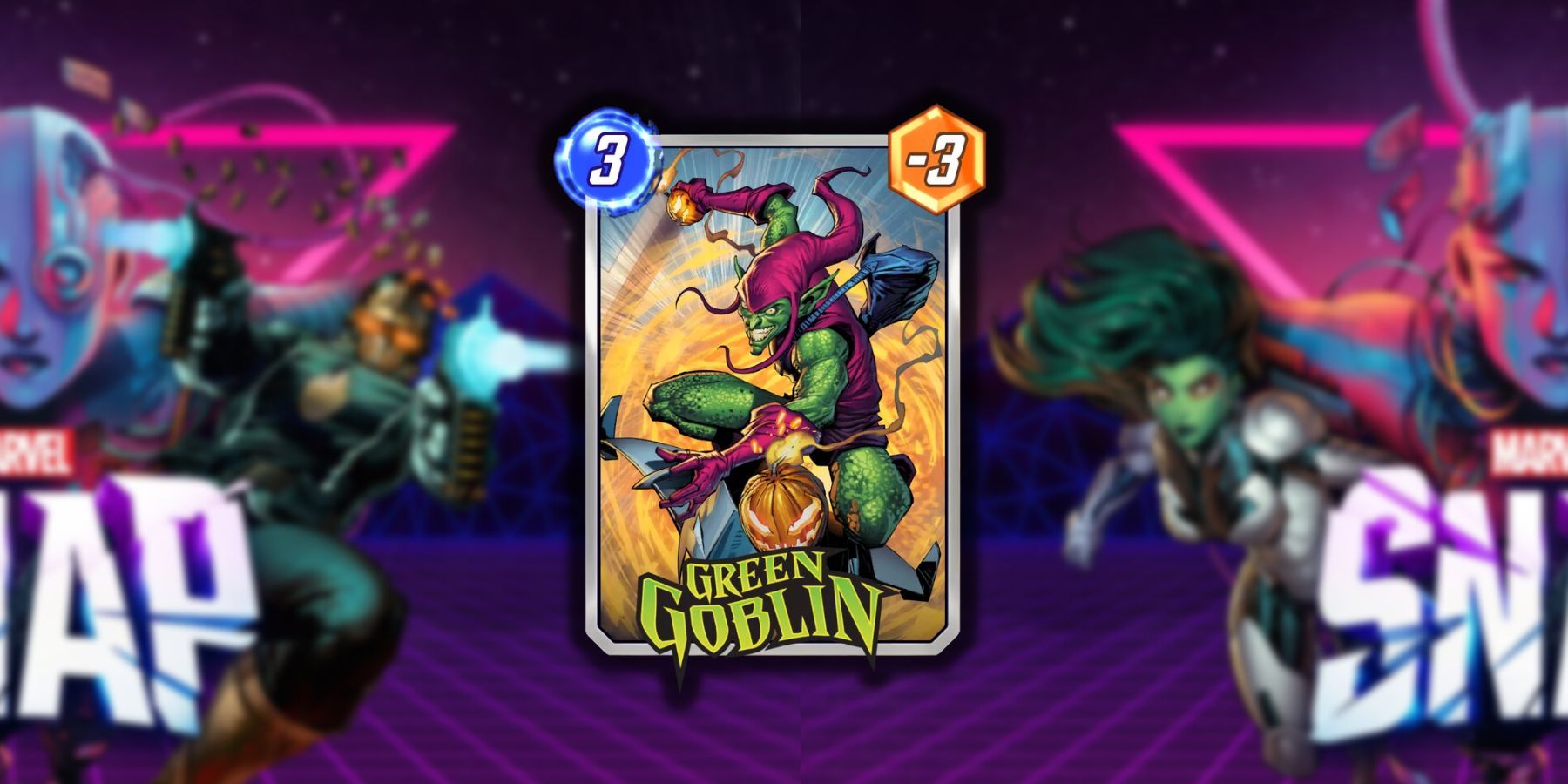 image showing green goblin card in marvel snap.