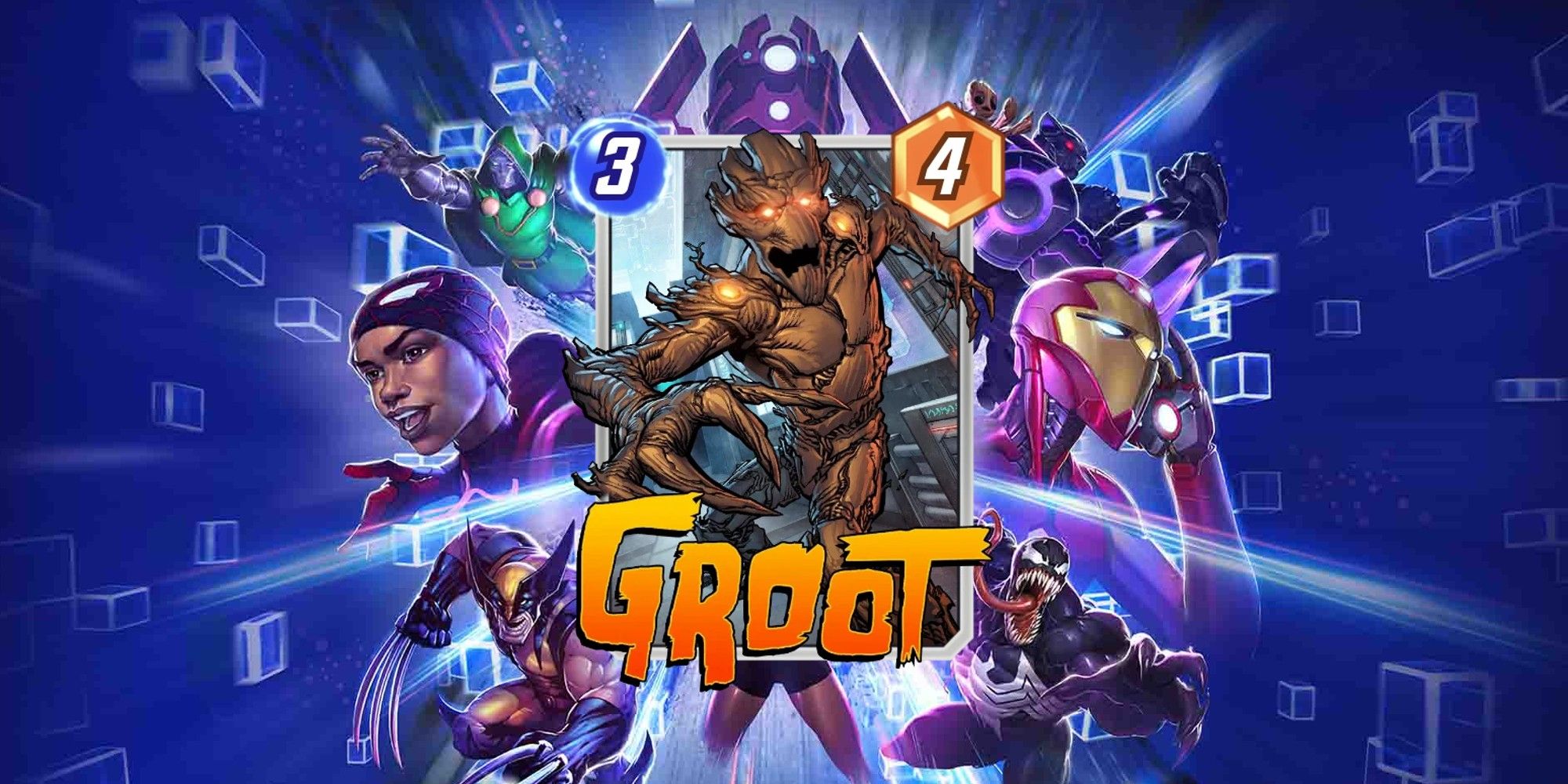 groot's card in marvel snap