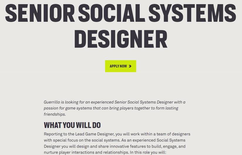 guerilla-games-job-posting