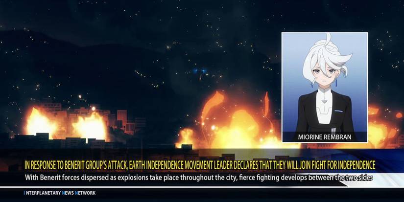 Gundam Mercury E19 Miorine Bad News