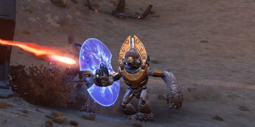 Grunt attacking in the battlefield