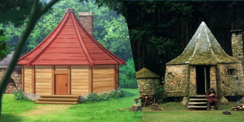 Harry Potter Hogwarts Easter Eggs in Mashle Magic and Muscle Hagrid's Hut